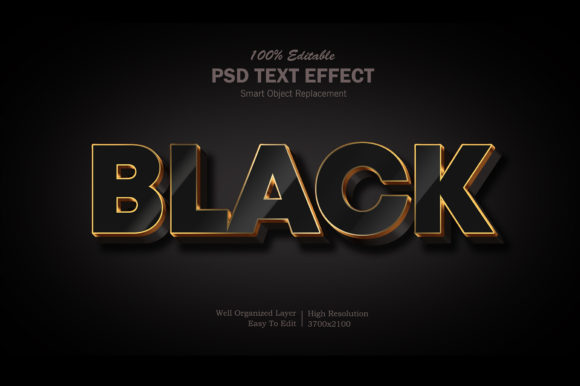 3D Black and Gold Color PSD Text Effect: A Practical Guide to Professional Results