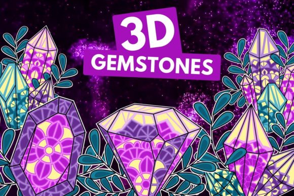 3D Gemstones SVG Bundle: A Comprehensive Guide to Multi-Format Digital Assets for Crafters