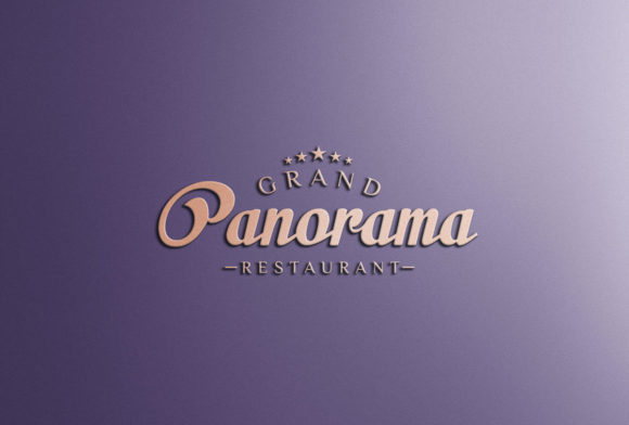 3D Rose Gold Logo Mockup for Stunning Signage