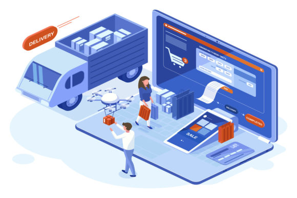 Isometric 3D Online Shopping: Elevating Digital Commerce