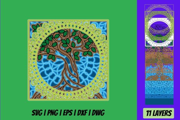 Unlocking Creativity with the 3D Tree of Life 2 Layered SVG Cut File: A Comprehensive Guide for Crafters and Designers